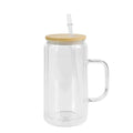 16oz Glass Handle